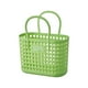 thumbnail image 2 of Cesta de baño portátil de plástico - Organizador de almacenamiento plegable para baño, ducha o viajes - 33 x 28 x 13,5 cm, verde o blanco, 2 of 6