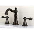 thumbnail image 3 of Kingston Brass FSC1975AL English Classic Two-Handle 3-Hole Deck Mount Widespread Bathroom Faucet with Pop-Up Drain in Oil Rubbed Bronze, 3 of 8