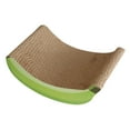 thumbnail image 1 of Cat Scratcher Pad Cat Cardboard Bed Interactive Play Toy Durable Cat Scratch Pad Green S, 1 of 9