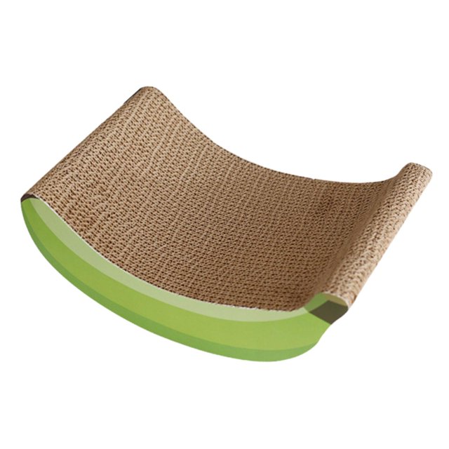 Cat Scratcher Pad Cat Cardboard Bed Interactive Play Toy Durable Cat Scratch Pad Green S