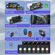 thumbnail image 5 of Radio Estéreo para Coche de 1 Din y 5 Pulgadas con Carplay, Bluetooth, Reproductor MP5 Inalámbrico, Carplay + Android Auto, TF, USB, FM, Pantalla Táctil, 5 of 5