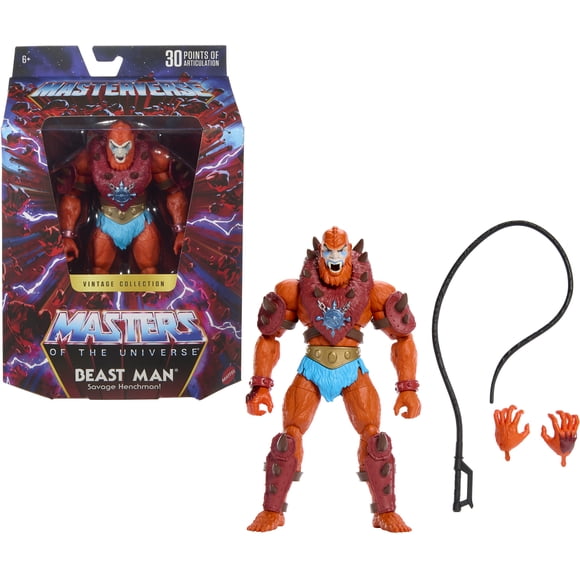 Figurines articulées de la collection rétro Masterverse Les Maîtres de l’univers, jouets MDU, 30 articulations - Exclusivité Walmart