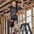thumbnail image 6 of Tool Belt With Suspenders - Tool Belts for Men, 22 Pockets Tool Belt, Heavy Duty Tool Organizer for Framers Carpenter Electrician Construction Woodworker Orange, 6 of 7