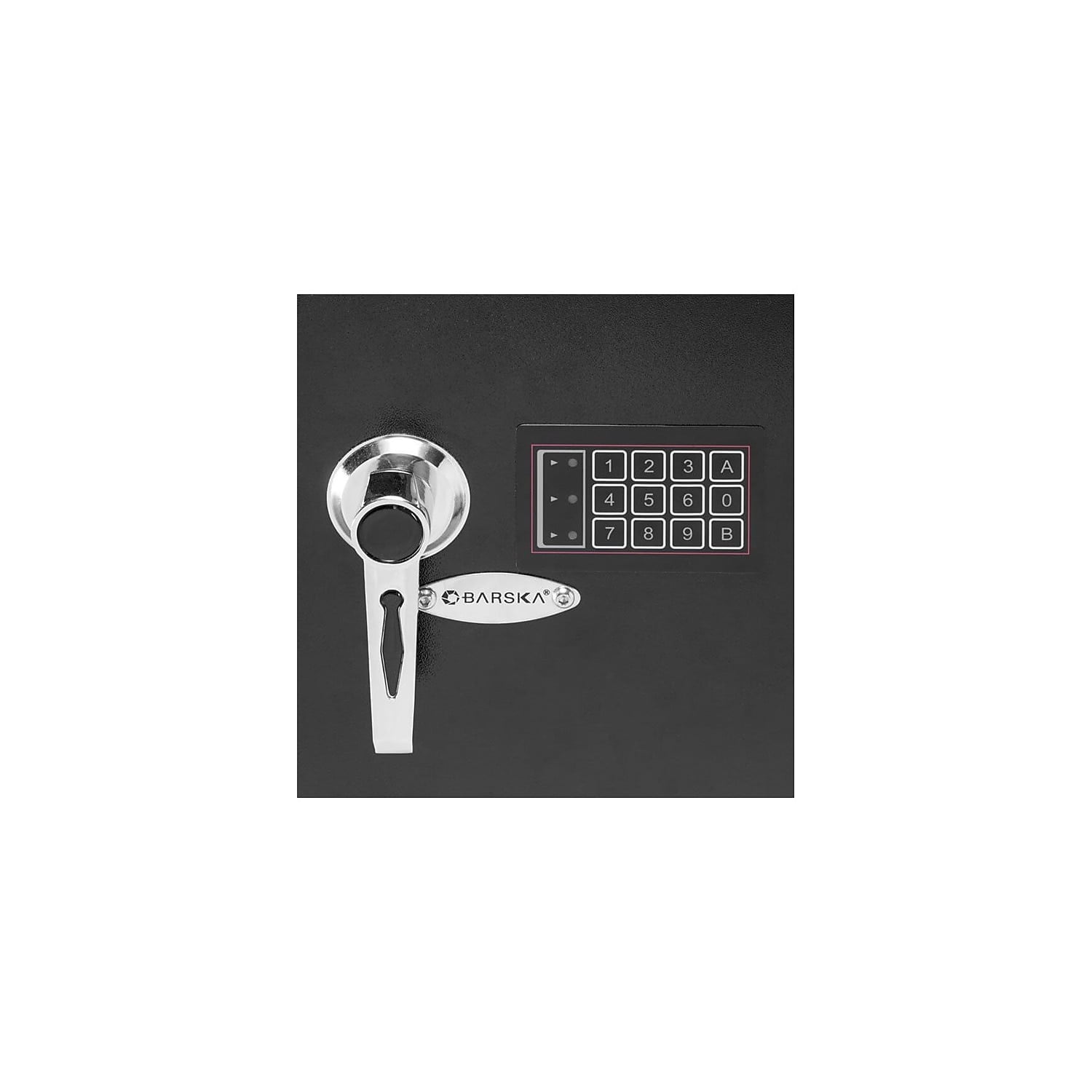 Barska Large Keypad Depository Safe, 15-5/16"W x 13-1/2"D x 19"H, Black