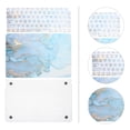 thumbnail image 4 of MasteelfCA 1 Set Marble Pattern Laptop Case with Keyboard Skin Compatible for A2179/A2337, 4 of 7