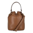 thumbnail image 3 of Free Assembly Women's Faux Leather Drawstring Handbag, Autumn Brown, 3 of 6