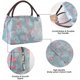 thumbnail image 5 of Bolsa de almuerzo, lonchera aislada, bolsa de mano reutilizable para alimentos, grande, impermeable, bolsa de mano para mantener caliente/fresco/fresco, adecuada para adultos, oficina, escue, 5 of 5