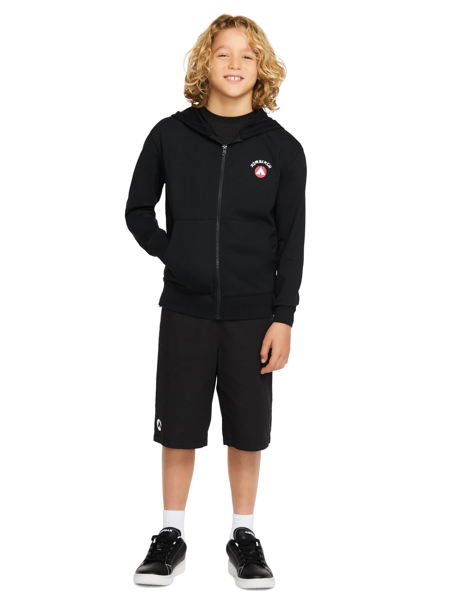 Airwalk Big Boys French Terry Hooded Sweatshirt, Sizes 8-20