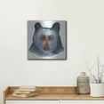thumbnail image 5 of Luxe Metal Art ' Black Bear' by Jeannine Saylor, Metal Wall Art, 12"x12", 5 of 9