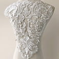 thumbnail image 3 of Zhuge Aplique de encaje, bordado fino, parche de encaje floral, accesorio de costura para vestidos de gala, vestidos de novia, 3 of 5