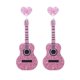 thumbnail image 1 of Stylish Classic Guitar Pendant Eardrop Earrings for Women, Pink Creative Party Ear Jewelry, 1 of 3