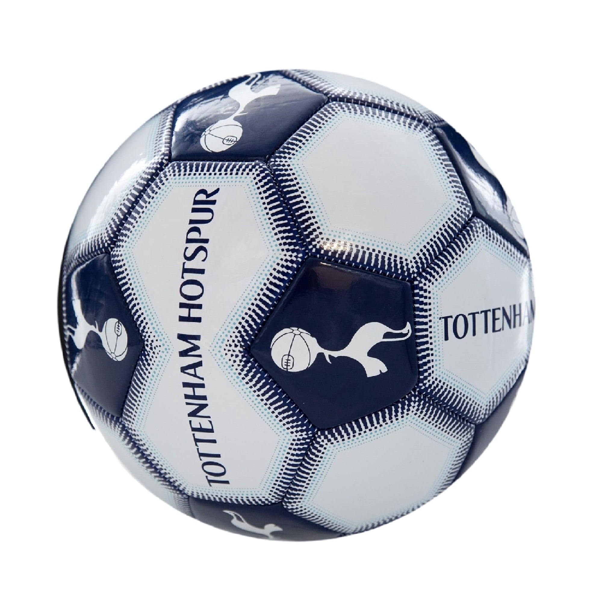 Icon Sports Tottenham Hotspur Soccer Ball - Stitches [White Blue] Size 5