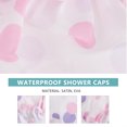 thumbnail image 4 of MasteelfCA 2pcs Waterproof Shower Caps Satin Beauty Caps Bathing Caps Bathroom Caps, 4 of 8