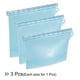thumbnail image 3 of Bolsas Reutilizables Para Almacenamiento De Alimentos Stand Up 3 Piezas, Bolsas Reutilizables Para Congelador, Bolsas De Almacenamiento A Prueba De Fugas, Bolsas De Silicona Para Alimentos, Bolsas Para Sándwich, Bolsas Para Refrigerios-Azul Unique Bargains juegos de contenedores de almacenamiento de alimentos, 3 of 6