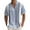 Sky Blue #16, variant on Lumtrix Mens Casual Summer Cotton Button Down Short Sleeve Shirts Cuban Camp Guayabera Beach Tops Dark Gray L