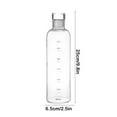 thumbnail image 3 of qILAKOG Portable Water Bottle with Time Scale, 2.5* 9.8-inch Plastic Cold Brew Water Bottle, Ensuring you Drink Enough Water Every Day, Heat-Resistant Water Bottle, 3 of 6