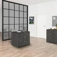 thumbnail image 2 of Legacy Stand Up Back to Back Lateral File/ Desk- Ash Grey, 2 of 4