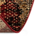 thumbnail image 5 of Unique Loom Saturn Collection Area Rug - Astra (7' 10" Round Burgundy/Beige), 5 of 11