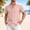 Pink, variant on COSFO Summer Mens Casual Button Down Shirts Striped Short Sleeve Shirt Vacation Beach Classic Fit Collared Mens Shirts 2xl