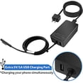thumbnail image 3 of Replacement for Surface Charger, 44W 15V 2.58A Power Supply AC Adapter Charger for Microsoft Surface Pro 3/4/5/6/7, Surface Laptop 3/2/1 Power Cord, 3 of 6