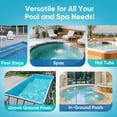 thumbnail image 4 of Efurden Cordless Pool Vacuum, Handheld Pool Vacuum with Running Time up to 60-Minutes for Above Ground Pools, Spas and Hot Tubs, Yellow, 4 of 9