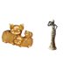 thumbnail image 1 of Figura de escritorio,Figura de cerdo de la suerte para decoración de escritorio de oficina y hogar,Figura de escritorio,Figuritas africanas,artesanías,artículos de escritorio, 1 of 8