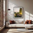 thumbnail image 2 of Blue Ridge Parkway near Afton 02 - Photography Black Framed Wall Art Print 16 x 20 inches, 2 of 4