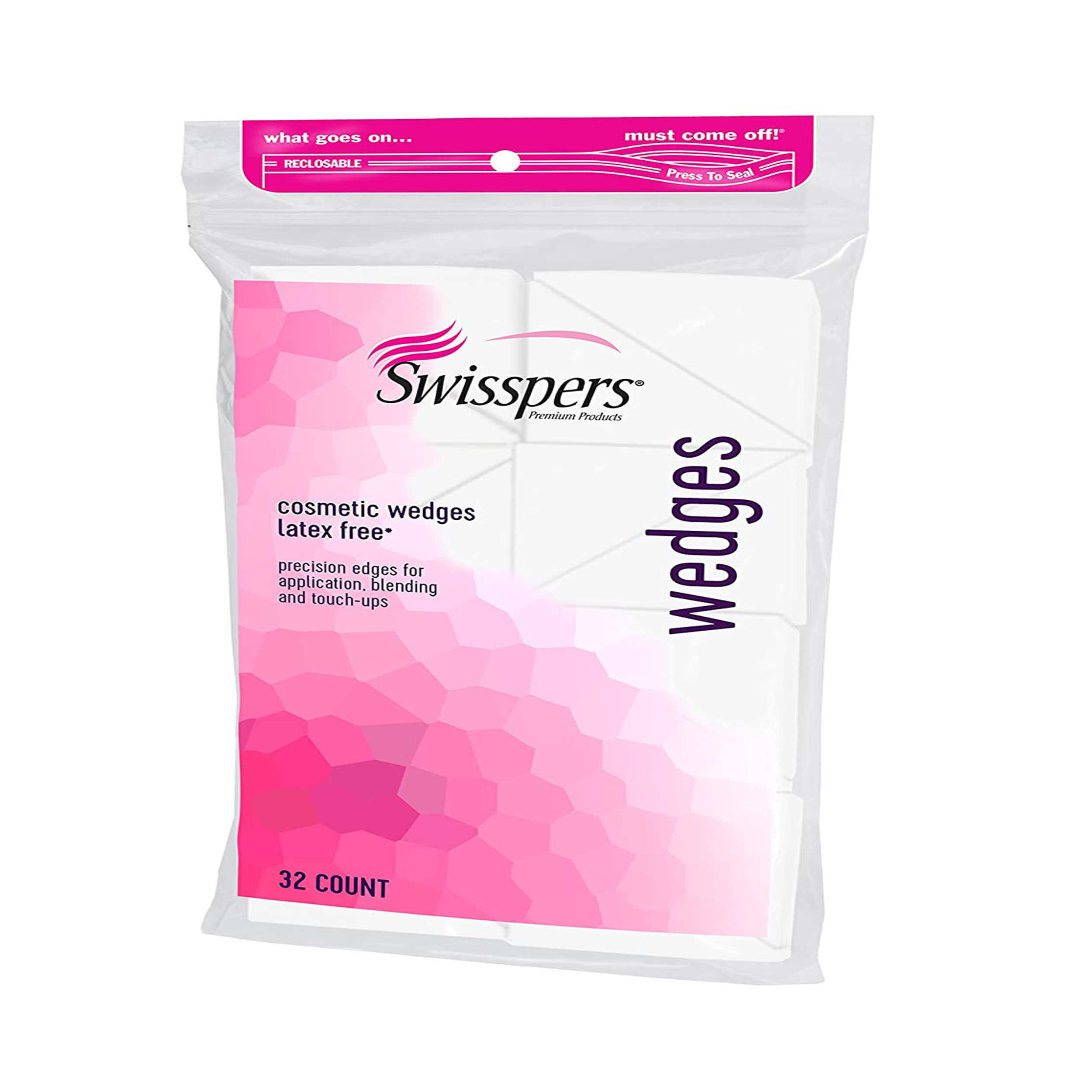 Swisspers Cosmetics Wedges 32'S (LatexFree) (3 Pack)