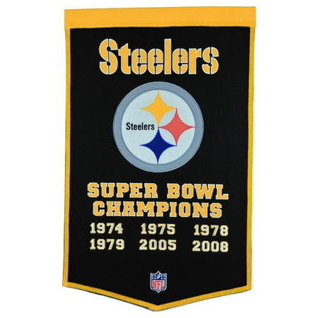 Super Bowl Dynasty Banner - Pittsburgh Steelers 24