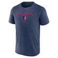 thumbnail image 2 of Men's-Fanatics  Heather Navy St. Louis City SC Drop Kick T-Shirt, 2 of 3