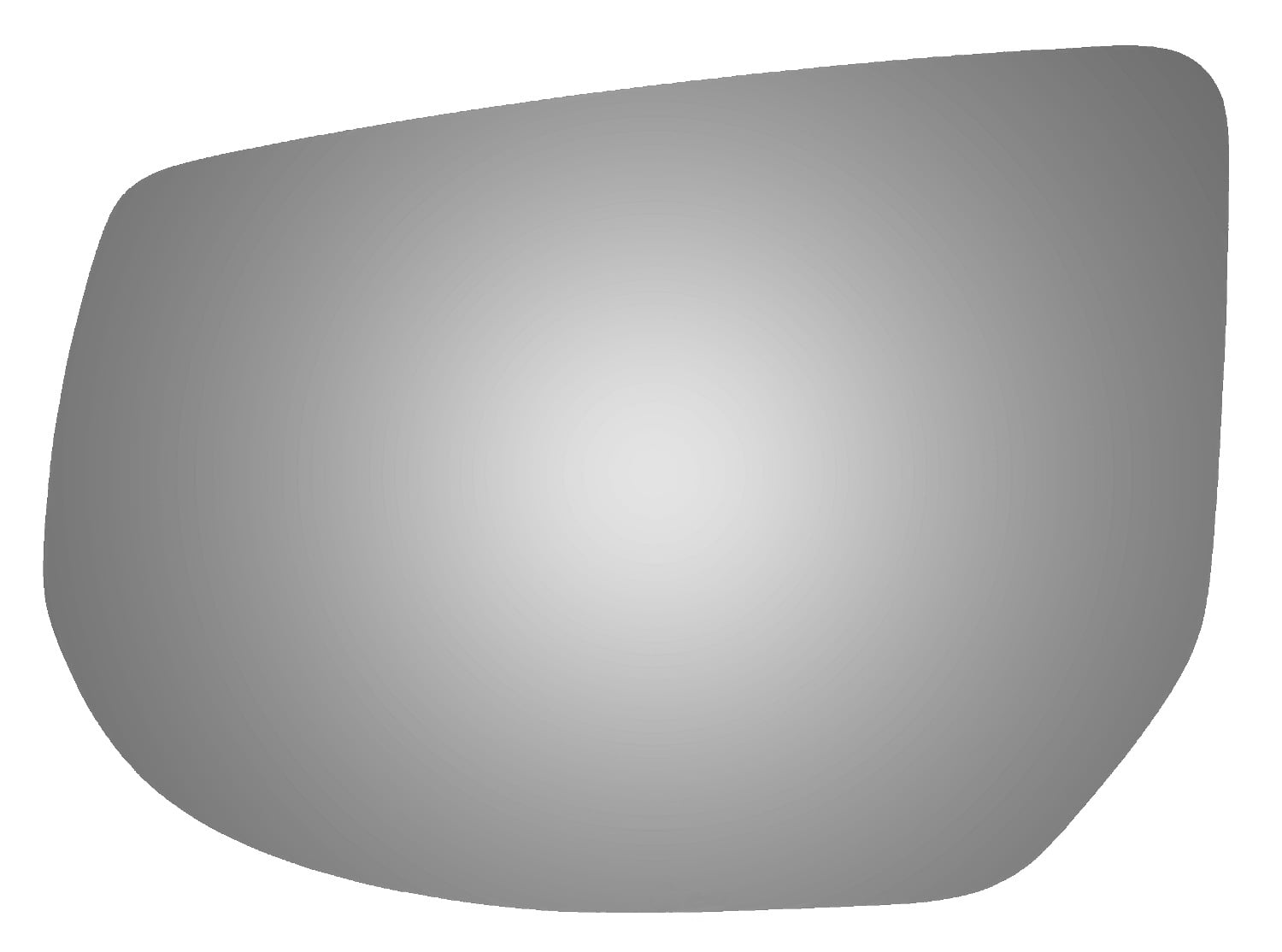 Burco Side View Mirror Replacement Glass - Clear Glass - 4476