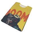 thumbnail image 6 of Mf Doom Unisex 3d Pattern Printed Short Sleeve T-Shirts Casual Graphics Tees Small, 6 of 7