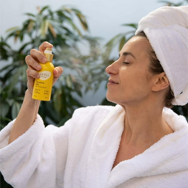 APTO Skincare Turmeric Mist with Witch Hazel, Vegan & Cruelty-Free
