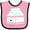 Pink and Black, variant on Inktastic Milk Carton Costume Boys or Girls Baby Bib