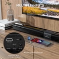 thumbnail image 2 of Barra de sonido Saiyin con subwoofer de 13,34 cm y 100 W para Smart TV, 2 of 6