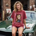 thumbnail image 4 of Country Music Legend T-shirt Queen of Country Tee Music Icon Shirt Black Vintage Style Graphic Top Retro Celebrity Tee, 4 of 9