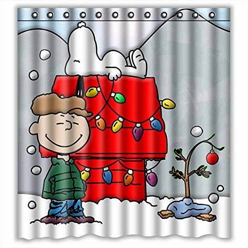 Charlie Brown Christmas Shower Curtain