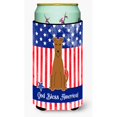thumbnail image 1 of Caroline's Treasures BB3057TBC Patriotic USA Irish Terrier Tall Boy Hugger bebida fría koozies, multicolor Caroline's Treasures BB3057TBC, 1 of 1