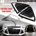 thumbnail image 2 of 1 Pair Car 7 Led Daytime Running Light Fog Lamp Drl For Ford Focus 2011-2014, 2 of 6