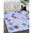 thumbnail image 2 of Ahgly Company Indoor Rectangle Patterned Heavenly Blue Area Rugs, 5' x 8', 2 of 6