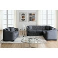 thumbnail image 2 of Velvet Combination Sofa, Corner Sofa & 2 Seater Sofa, Modern Upholstered Sofa Set for Living Room, Bedroom, Apartment, Office, Grey, 2 of 9