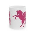 thumbnail image 2 of Pink unicorn Ceramic Mug, (11oz, 15oz), 2 of 5
