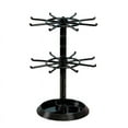 thumbnail image 2 of 2 tier Rotating Bracelet Display Stand with 16 Hooks Black and Stable for Jewelry Organization and Display Adjustable and Multi purpose, 2 of 8