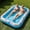 Blue, variant on Inflatable Tanning Pool Lounger,  87" x 63" Purple Pool Floats with Headrest & Cup Holder, Air Mattress Sun Tan Tub for Sunbathing, Outdoor, Seaside, Garden, Summer Water Bash (Purple-XL)