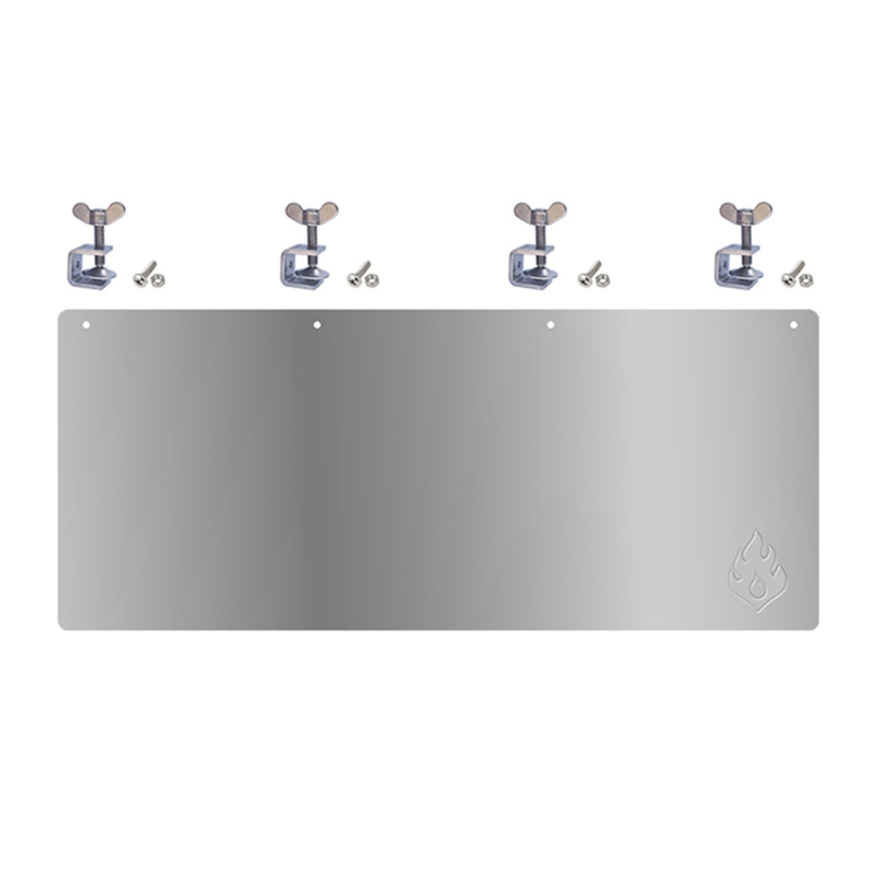 Heater Reflector Shield for Natural Gas Propane Outdoor Patio Heaters