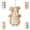 brown, variant on 7.1'' Stuffed Plush Mouse Dolls, Cute Soft Animals Plushie Pranks Spoof Stuff Toys Gifts&Home Decor