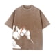 thumbnail image 3 of Camiseta lavada de albaricoque para hombre, ropa de calle de Hip Hop, camiseta de gran tamaño con estampado gráfico de Anime, Tops Vintage sueltos de algodón de manga corta de verano, 3 of 5