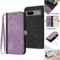 thumbnail image 1 of Nalacover Wallet Case for Google Pixel 7, Detachable Wrist Strap Handbag Cute Card Slots Holder Premium PU Leather Flip Case with Kickstand Magnetic Clasp Soft Silicone Shockproof Cover,Purple, 1 of 7
