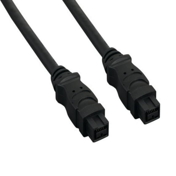 SANOXY Cables and Adapters; 6ft IEEE 1394b FireWire 800 9-pin to 9-pin, Black