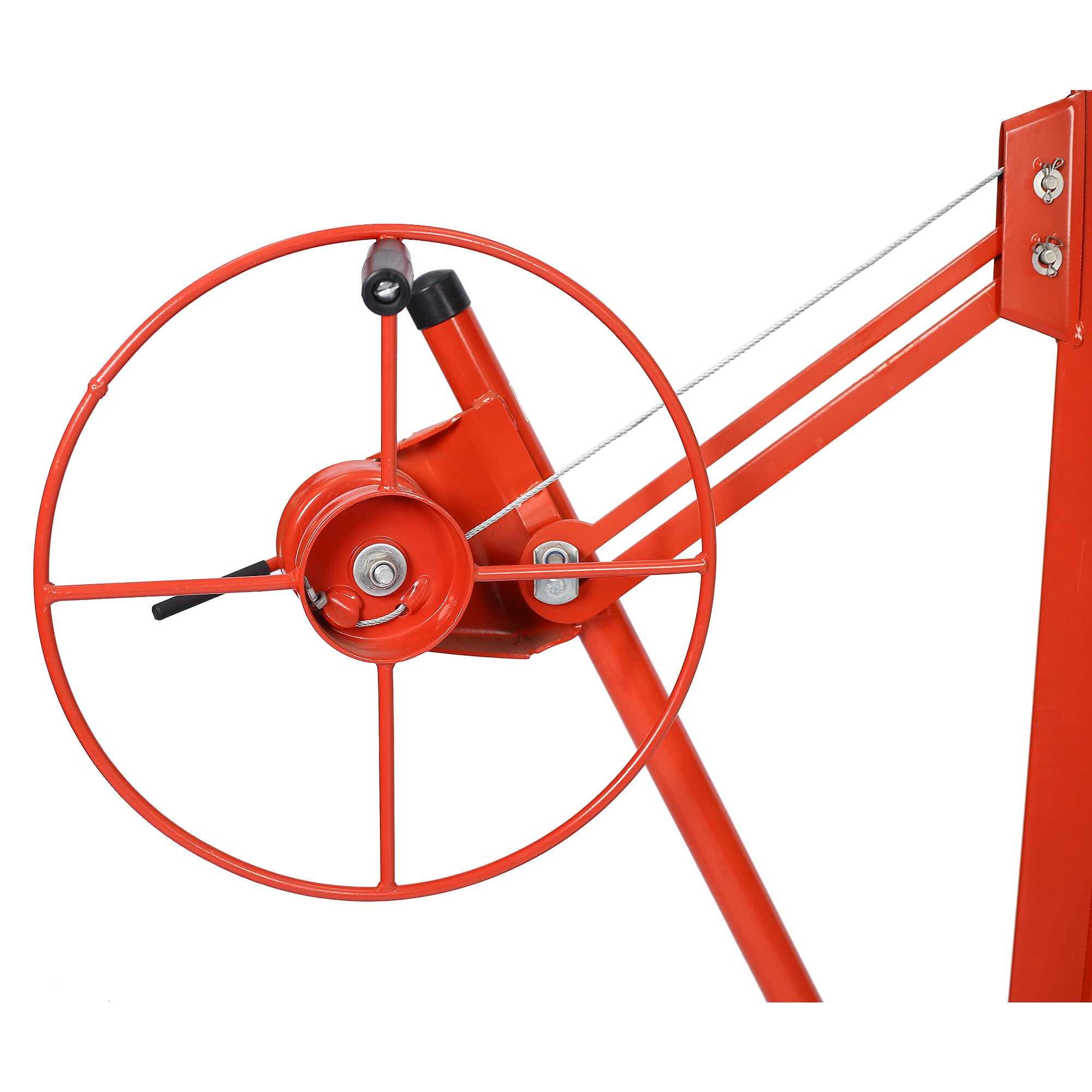 , Drywall Panel hoist Drywall Lift Rolling Panel Hoist Jack Lifter 16ft Red Color, Red ,Metal ,